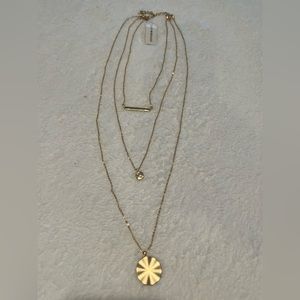 NWT Lucky Brand Layer Semi Precious Accents Necklace